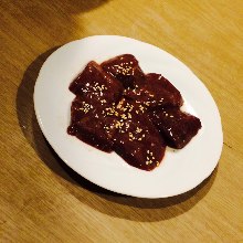 Beef liver (yakiniku)