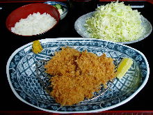 Fillet cutlet set meal