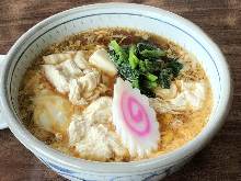 Buckwheat noodles with Yuba (tofu skin)