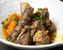 Simmered beef tendon