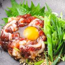 Horse meat tartare