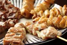 Assorted grilled skewers, 5 kinds
