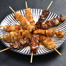 Assorted grilled skewers, 5 kinds
