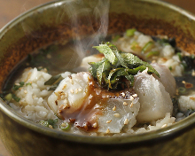 Tai chazuke (sea bream and rice with tea)