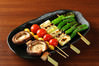 Assorted grilled vegetable skewers