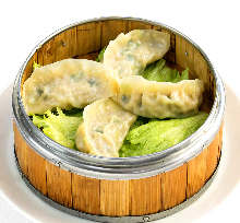 Steamed gyoza