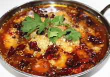 Spicy stewed whitefish