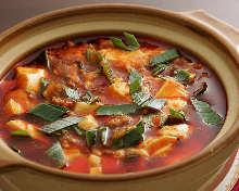 Szechuan-style mapo tofu