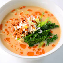 Chinese noodles in Sichuan-style sesame paste soup