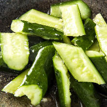 Smashed cucumber salad