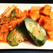 Assorted kimchi, 3 kinds