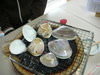 Grilled common orient clams Grilled common orient clams