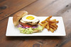 Teriyaki Egg Burger (french fries included)