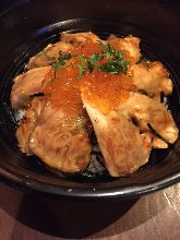 "Oyako" salmon roe and Japanese salmon rice bowl