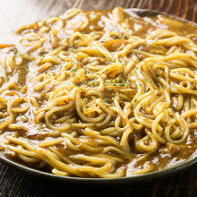 Curried yakisoba noodles