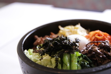 Stone grilled bibimbap