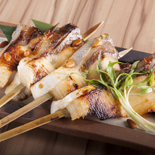 Grilled chicken skewer