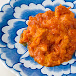 Large shrimp with chili sauce