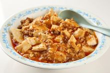 Spicy tofu and ground meat