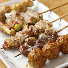 Assorted grilled skewers, 5 kinds