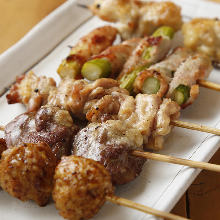 Assorted grilled skewers, 5 kinds