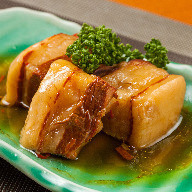 Simmered pork belly