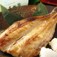 Grilled atka mackerel