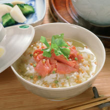 Ochazuke(rice with tea)