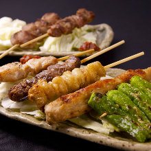 Assorted grilled skewers, 5 kinds