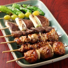 Assorted grilled skewers, 7 kinds