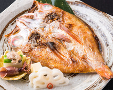 Lightly-dried rosy seabass