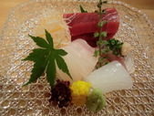 Assorted sashimi