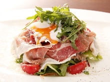 Raw ham salad