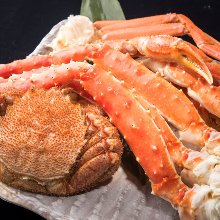 Steamed crab