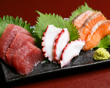 Assorted sashimi, 3 kinds