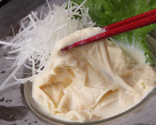 Edible Raw yuba (tofu skin)