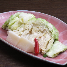 Lightly-pickled vegetables