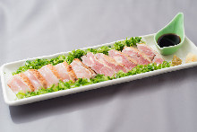 Seared free range chicken