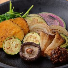 Assorted grilled vegetables
