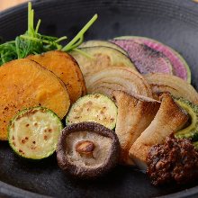 Assorted grilled vegetables