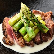 Iberian pork teppanyaki