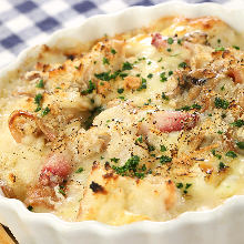 Seafood gratin