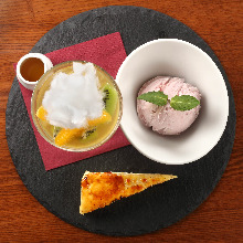 Assorted desserts