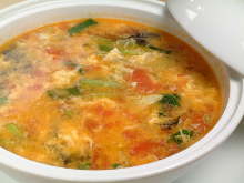 Chinese-style egg drop soup