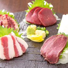 Assorted edible horse meat, 5 kinds