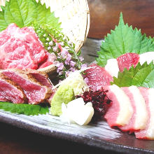 Assorted edible horse meat, 3 kinds