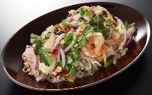 Bean-starch vermicelli salad