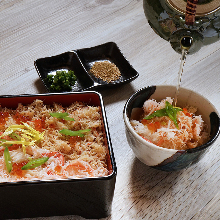 Other dishes served over rice