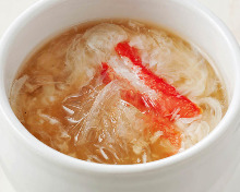 Shark fin soup with crab