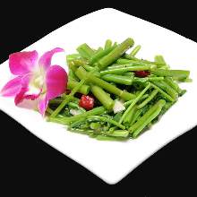 Stir-fried water spinach